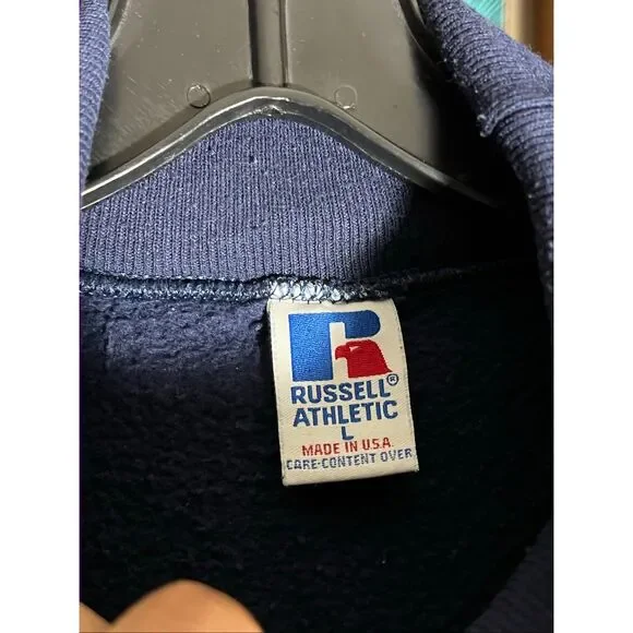 Vintage 90s Russell Athletic Clemson University Turtleneck Sweater - Picture 2 of 3